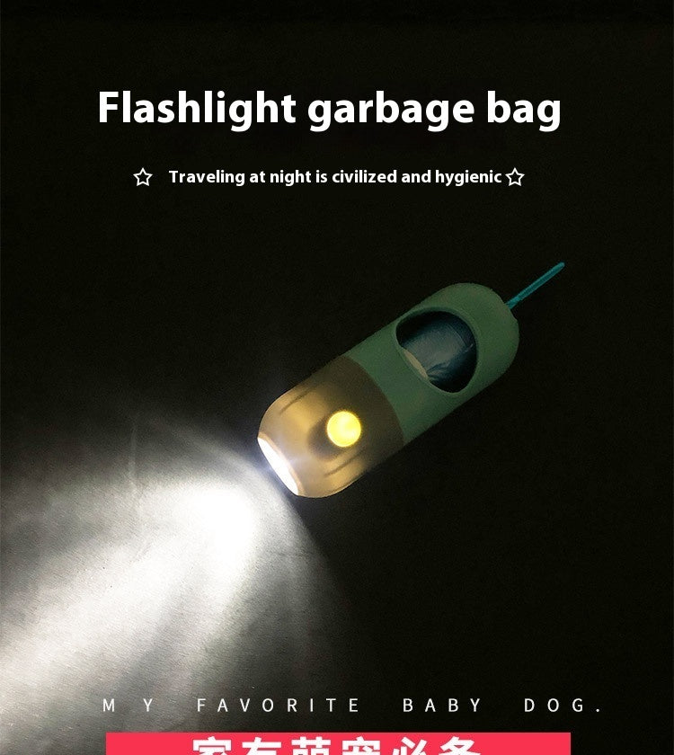 Waste Bag Dispenser With LED Light