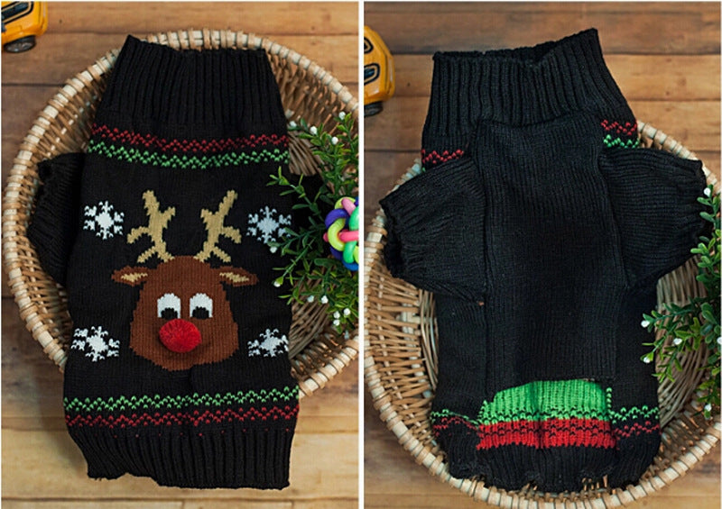 Christmas Pet Sweater Winter Keep Warm