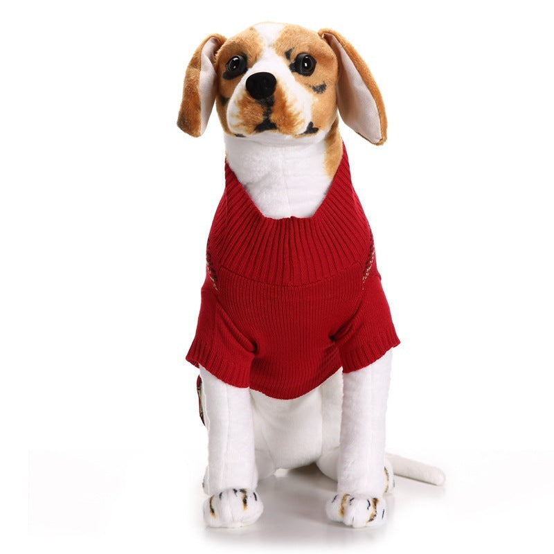 Christmas Pet Sweater Winter Keep Warm