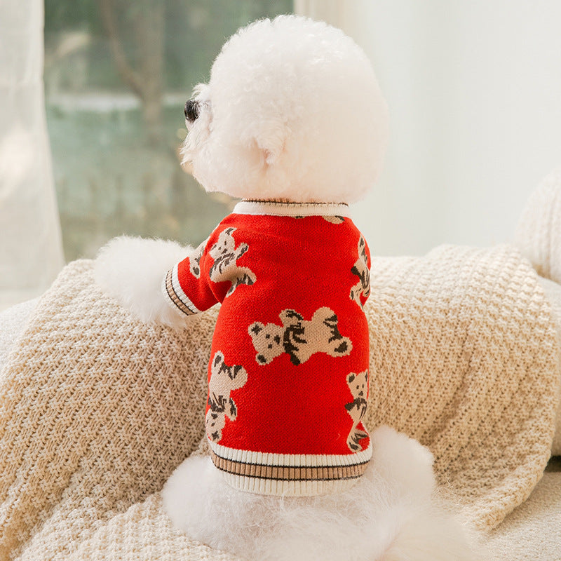 Pet Dogs Warm Knitted Sweater