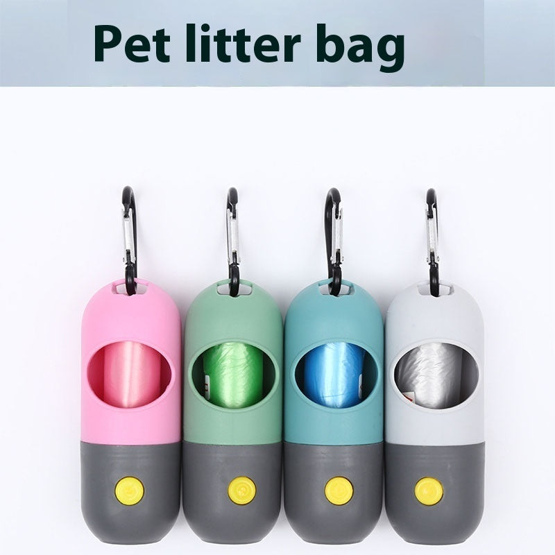 Waste Bag Dispenser With LED Light