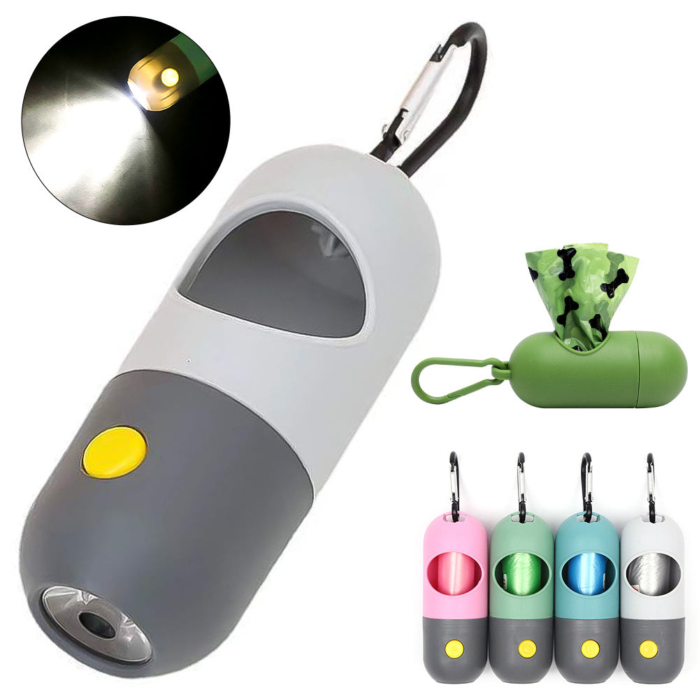 Waste Bag Dispenser With LED Light